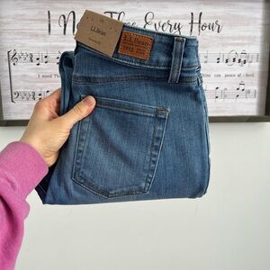 L.L. Bean Women's Classic Blue Boyfriend Jeans